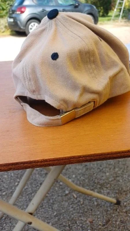 Forch nieuwe beige en zwarte pet one size van katoen – photo 3